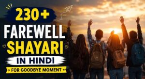 Top 230+ Farewell Shayari in Hindi for Goodbye Moment