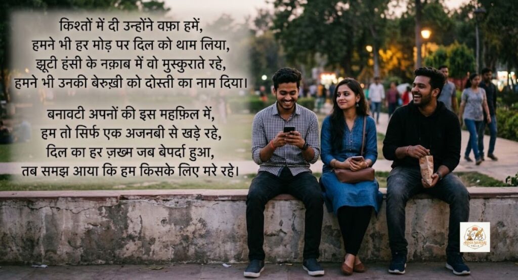 Fake Friends Insult Shayari in Hindi