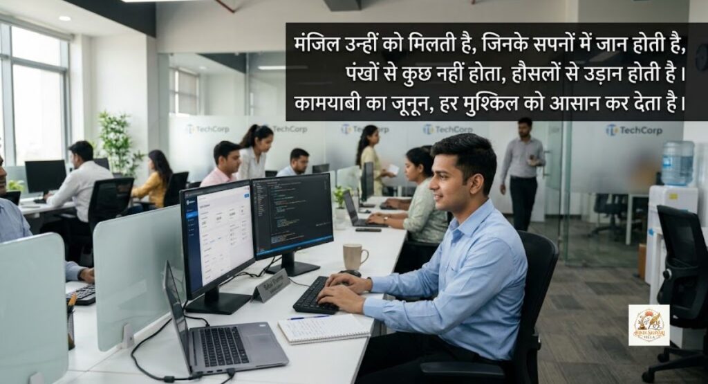 Job Motivational Shayari in Hindi