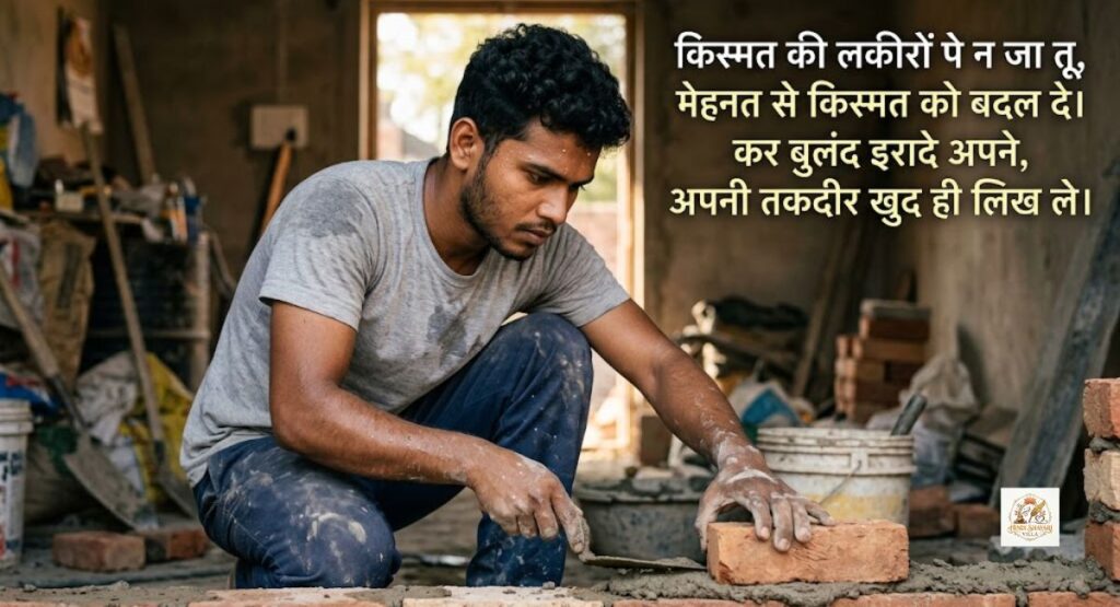 kismat-aur-mehnat-shayari